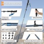 Naturehike Wanderstöcke 7075 Aluminium Trekkingstöcke Ultraleicht Faltbar 115-135CM Walking Stöcke für Damen & Herren Hiking/Camping/Mountaining - Image 4