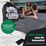 Awning Carpet with Professional Pegs [Extremely Stable] | Outdoor Camping Rug - Tent Carpet, Awning Rug for Caravan, Motorhome & Tent - Choose Size Now - Image 4