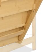 Relaxdays Bamboo Spice Rack, H x W x D: 29.5 x 30 x 26 cm, 3 Levels, Spice Stairs Standing, Spice Storage, Natural - Image 5