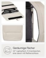 Kapten & Son Fyn Classic 11 L Backpack for Men and Women, Daypack with 14 Inch Laptop Compartment, Ideal for University, City, Work, Travel - Image 5