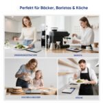 Digital Kitchen Scales 15 kg / 0.01 g, High Precision Two-Range Kitchen Scales with Adding Function, Tare Function, 7 Units of Measure, Kitchen Scales for Cooking and Bread Baking, Includes Batteries - Image 8