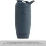 Promixx PURSUIT Protein Shaker Bottle New Edition - Insulated Stainless Steel Water Bottle and Mixer Cup, 550 ml, Midnight Blue - Image 3