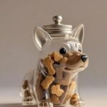 Enges Glas Leckerli-Glas Sichtbarer Plan Tiernahrung Aufbewahrung Party Essential Party Pet Treat Planer - Image 4