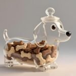 Enges Glas Leckerli-Glas Sichtbarer Plan Tiernahrung Aufbewahrung Party Essential Party Pet Treat Planer - Image 6