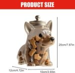 Enges Glas Leckerli-Glas Sichtbarer Plan Tiernahrung Aufbewahrung Party Essential Party Pet Treat Planer - Image 9