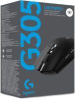 Logitech G305 LIGHT SPEED wireless gaming mouse, HERO 12000 DPI sensor, 6 programmable keys 250 hours of battery life, Customizable game profiles, lightweight, PC / Mac, Black - German Packaging - Image 6