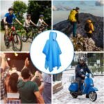 flintronic Rain Poncho Raincoat for Men Women Reusable Waterproof Rain Cape Rain Jacket EVA Rain Jacket Unisex for Camping, Hiking, Travel, Cycling - Image 5