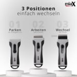 miaX Professional Ceramic Hob Scraper – Your Reliable Scraper For Kitchen and Household – Sturdy Hob Scraper With Soft-Touch Handle – Replacement Blades Integrated Into The Glass Scraper - Image 4