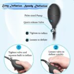 Freizeit Schwarzer Aufblasbarer Stick Multifunktionale SportausrüStung ZubehöR, Indoor-Ausdauer-Stretching-Trainingswerkzeug, Tragbares, Paargeschenk - Image 3