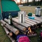 Camping-Kochgeschirr – Edelstahl-Camping- -Set mit leichtem Design, tragbares für Kochausrüstung, Rucksackreisen, Angeln, Wandern oder Picknickausflüge, Reiseabenteuer, 12,7 cm - Image 8