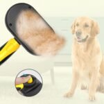 Hundehaarbürste Gegen Haaren - Tierpflege Kamm Für Katzen - Langhaar Katzenbürste Mit Entriegelungstaste,Für Wohnung Badezimmer Haushalt Salon Reise Dusche Wellness - Image 7