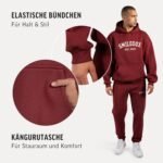 SMILODOX Kayson Men's Oversize Hoodie with Front Print, Large Hooded Sweatshirt, Kangaroo Pocket, Soft Fabric, Warm Jumper, Ideal for Street Style, Everyday and Leisure - Image 6