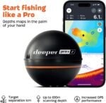 Deeper Smart Sonar Pro+ 2 Fish Finder Echo Sounder - with Depth Gauge and GPS Transmitter | Fishing in Kayak, Boat or Ice Fishing | with Free App - Image 3