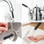 Drain Brush Long 200 cm Pipe Cleaning Spiral Hose Brush Pipe Cleaning Brush Drain Cleaner Spiral Brush Flexible Drain Brush for Pipes Narrow Drain Hole Black - Image 4