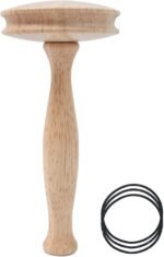 Hobngmuc Stopfpilz aus Holz, tragbar, abnehmbar, Stopfpilzgarn, Reparatur-Set – für Anfänger, Handwerksliebhaber, Kleidung, Hüte, Pullover, Hosen, Schals, Handschuhe, Teppich, Zuhause, Reisen - Image 10