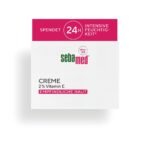 Sebamed Face Cream Vitamin E 75 ml, Moisturising Cream, Face Care Helps Retain Moisture, Protection Against UV Radiation + Premature Skin Ageing, Moisturises 24 Hours, Women and Men - Image 2