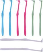 "kurkip" Pack of 8 Interspace Toothbrushes Soft Trim Toothbrush Single Tufted Toothbrush Orthodontic Interdental Interdental Brush for Detailed Cleaning - Image 3