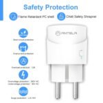 ANTELA 4 x Smart Mini Power Socket WiFi 10A with Energy Monitor 2500W Compatible with Alexa and Google Home, App Tuya/Smart Life, Timer - Image 9