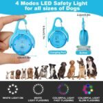 AUAUY LED Blinklicht Schulranzen Sicherheitslicht, 4 Blinkmodis USB Aufladbar Reflektoren Licht für Schulranzen, Sicherheitslicht Anhänger für Wandern Laufen Joggen Haustier Rucksack Kleidung - Image 7