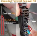Essential Electrical Wire Kit with 41 Pieces Safe Terminal Pin Ejection Tools for Home Improvement Projects - Image 8