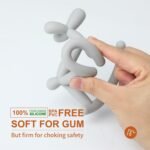 Jellydog Teething Ring for Baby, Food Grade Silicone, Stimulate and Massage Sore Gums, Suitable for Babies from 3 Months - Image 6