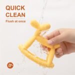 Jellydog Teething Ring for Baby, Food Grade Silicone, Stimulate and Massage Sore Gums, Suitable for Babies from 3 Months - Image 9