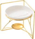 Gold Book Shape Aromatherapy Diffuser Creative Ceramics Bowl Essential Oil Burners for Home Decors and Relaxation Decorative Aroma Diffuser - Image 2