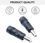 5.5x2.1mm to 5.5x2.5mm Power Adapter Female to Male Charger Converter Connector for Laptop - Image 5