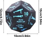 Fitness Cube, Workout Exercise Cubes, Portable Strength Training Tool, 4.72 x 3.94 x 3.94 inches, Bodyweight Challenge Game for Home Gym, Outdoor Travel, Group Sports Team Activities - Image 3