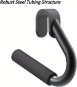 SELEWARE Multifunctional Handle Hadles, Heavy Duty Steel Tube, Netural Grip, Pull Up Grip Fasteners for Pull Up Bars, Barbells and Resistance Bands, Comfortable Foam Coated Handles for - Image 4