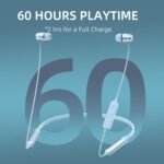 SoundMAGIC E11BT Bluetooth Headphones with Neckband Wireless Earphones HiFi Stereo In-Ear Headset with Microphone Noise Isolating Sports Headphones Blue - Image 3