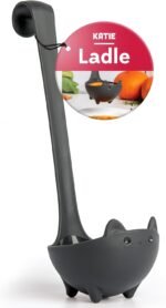 OTOTO Katie Cat Soup Ladle - Black Cat Gothic Gift for Cat Lovers - Scary Kitchen Accessories, Funny Gifts - Image 2