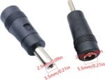 5.5x2.1mm to 5.5x2.5mm Power Adapter Female to Male Charger Converter Connector for Laptop - Image 7
