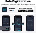 HOZO NeoRuler Digital Scale Ruler 12 Inch Intelligent Scale Ruler with Infinite Custom Scales and ±0.1mm Accuracy - Image 6