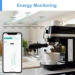 ANTELA 4 x Smart Mini Power Socket WiFi 10A with Energy Monitor 2500W Compatible with Alexa and Google Home, App Tuya/Smart Life, Timer - Image 4