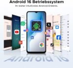 DOOGEE Note56X Pro Smartphone Without Contract Android 16 with Gemimi AI, 6150mAh, 32GB + 128GB/2TB, 6.56 Inch HD+90Hz Display, Octa Core Mobile Phone Cheap, 13MP + 8MP, Dual SIM/OTG/Face ID/NFC - Image 7