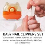 Baby Fingernail Clippers, Nail Clippers for Kids, Grooming Kit, Pedicure Set, Tweezers, File for Toenails, Kids, Girls, Toddlers, Nursery, Home, School, Travel - Image 3