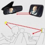 Baby Car Mirror for Back Seat - Safest Car Seat Mirror with Crystal Clear Vision, Unbreakable Adjustable Rear View Mirror for Small Kids with Truck - Image 3