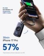 INIU Power Bank, 5000 mAh 20 W PD Mini Power Bank with Integrated USB-C Cable, Accessories for Apple Watch, Power Bank Travel Accessories for Apple Watch Ultra 11 10 9 8 7 6 SE, iPhone 17 16 15, Samsung S25 S24 - Image 4