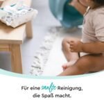 LILLYDOO Wet Toilet Tissues 720 Pack (12 x 60) 100% Plastic-Free Flushable Cloth, Perfume Free - Image 5