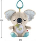 Fisher-Price Baby Travel Toy Koala Music Box Plush Musical Toy with White Noise and Music for Newborn 0 Months + JBD65 - Image 4