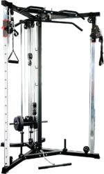 Trainhard power station cable pull station with pull-up bar, lat pull bar, biceps/triceps bar, cable pull handle height adjustable. - Image 2