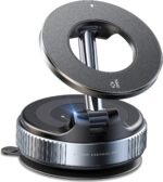 Coolpow Car Mobile Phone Holder for MagSafe Car Mount 【Strongest Magnet】Vacuum Suction Cup Magnetic Mobile Phone Holder Car, 360° Rotatable Mobile Phone Holder Car Accessories Interior for iPhone 17 Pro Max 16 15 - Image 2