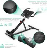 Sportstech Gesund&Fit in 2020 6-in-1 Back Trainer & Abdominal Trainer incl. Dip Bar For Home, Ergonomic Height-Adjustable Lock & Easy Folding System, Foldable Hyperextension Home Trainer BRT150 - Image 6