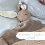 DIKOS® Original Baby Blanket Cuddly Rabbit Cappuccino 100% Organic Cotton Newborn Blanket Cuddly Blanket Knitted Blanket Girl/Boy Cuddly Blanket Baby First Essentials Gift at Birth - Image 7
