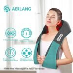AERLANG Neck Massager with Heat, Shiatsu Massager with 3D Deep Tissue Massager, Massage for Neck, Back, Gifts for Women, Men - Image 5