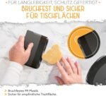 KRUSTENZAUBER Dough Scraper Set of 2 – Practical Dough Card for Bread Shaping – Flexible Dough Scraper or Dough Spatula as Bread Baking Accessories – For Scraping, Shaping, Smoothing and Portioning Dough - Image 7