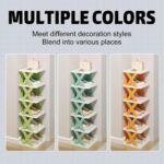 Modulares vertikales Schuhregal für Eingangsbereich, Schlafzimmer und Badezimmer – platzsparende Aufbewahrungslösung für Outdoor-Schuhe, DIY kombinierbares Design für effiziente Nisierung - Image 9