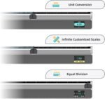 HOZO NeoRuler Digital Scale Ruler 12 Inch Intelligent Scale Ruler with Infinite Custom Scales and ±0.1mm Accuracy - Image 5