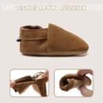 IceUnicorn Baby’s First Walking Shoes, for Babies (Girls and Boys), Leather Slippers, Soft, Suede Soles, Leather Shoes - Image 5